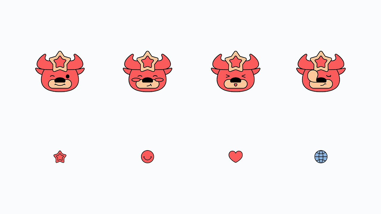 社牛 × 点一 | 社区IP形象设计（图ZNDA2MTM4ODMy） - IP形象 - 站酷设计师点一品牌设计原创素材 - 站酷ZCOOL