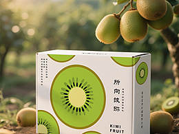 给老客户做的猕猴桃包装，太合意了