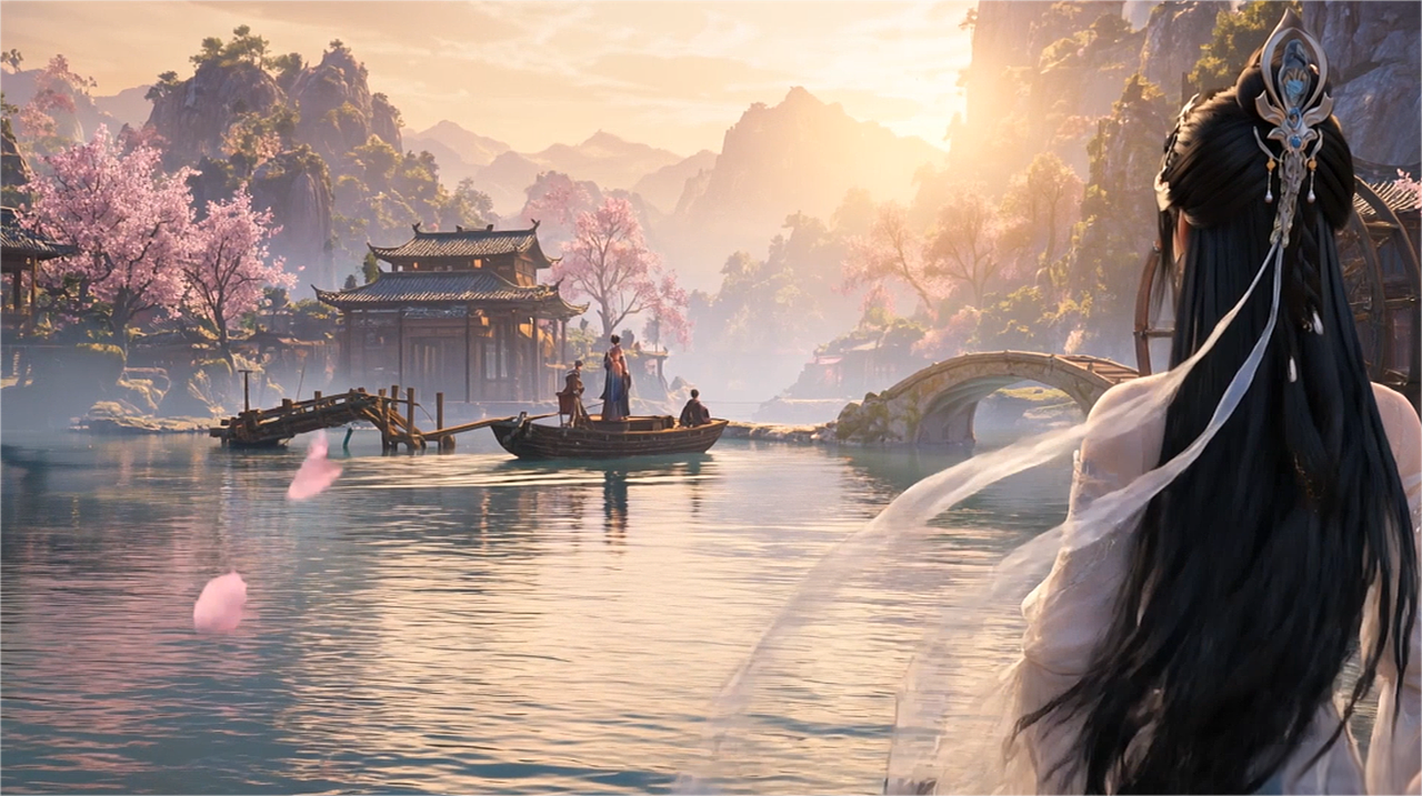 桃源寻梦（图ZNDA2MTQ2MjYw） - AI作品 - 站酷设计师花生卷卷卷原创素材 - 站酷ZCOOL