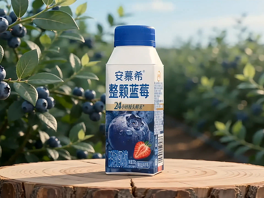 用安慕希制作一条创意广告-随身小饮品