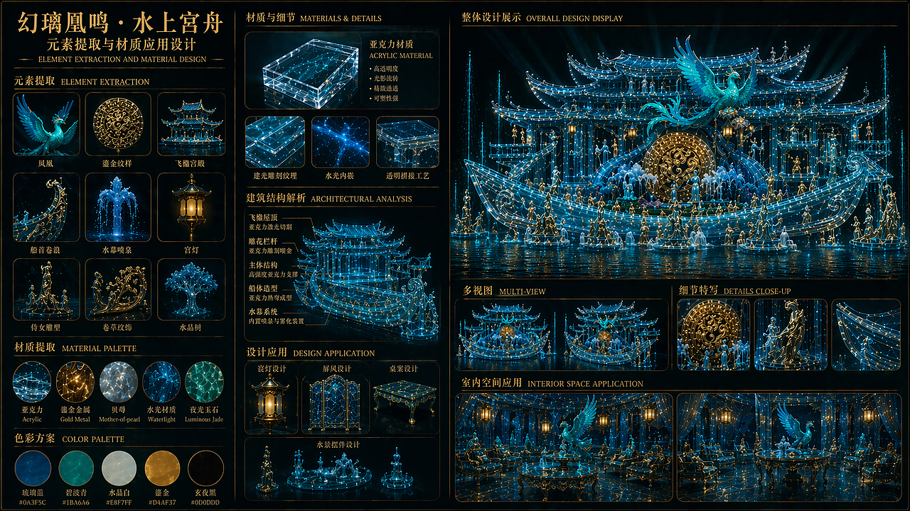 文旅夜游舞美装置（图ZNDA2MTUwNzI4） - AI作品 - 站酷设计师金木君做设计原创素材 - 站酷ZCOOL