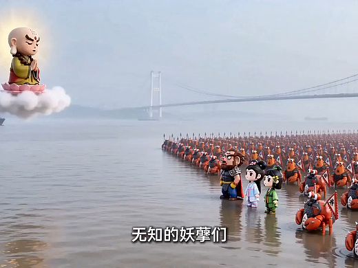 星白蛇传之黑风大王逃走