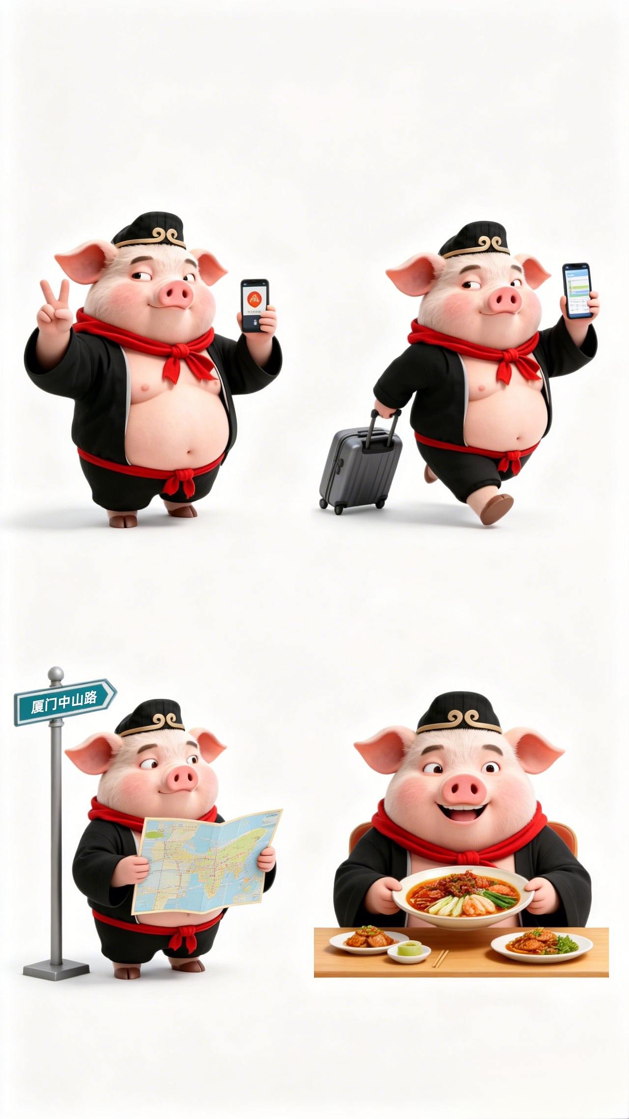 豬八戒和玉帝比舞誰(shuí)更勝一籌（圖ZNDA2MTUzMjg4） - AI作品 - 站酷設(shè)計(jì)師Haylee嗨樂(lè)原創(chuàng)素材 - 站酷ZCOOL