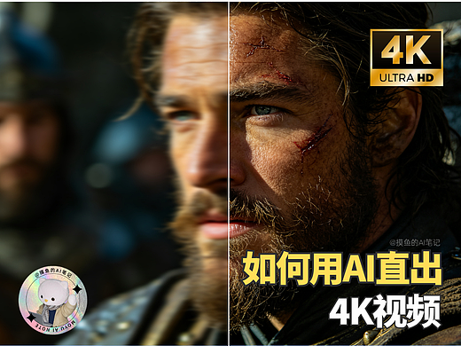 摸鱼AI | 眼睛友好！如何用AI生成4K视频？