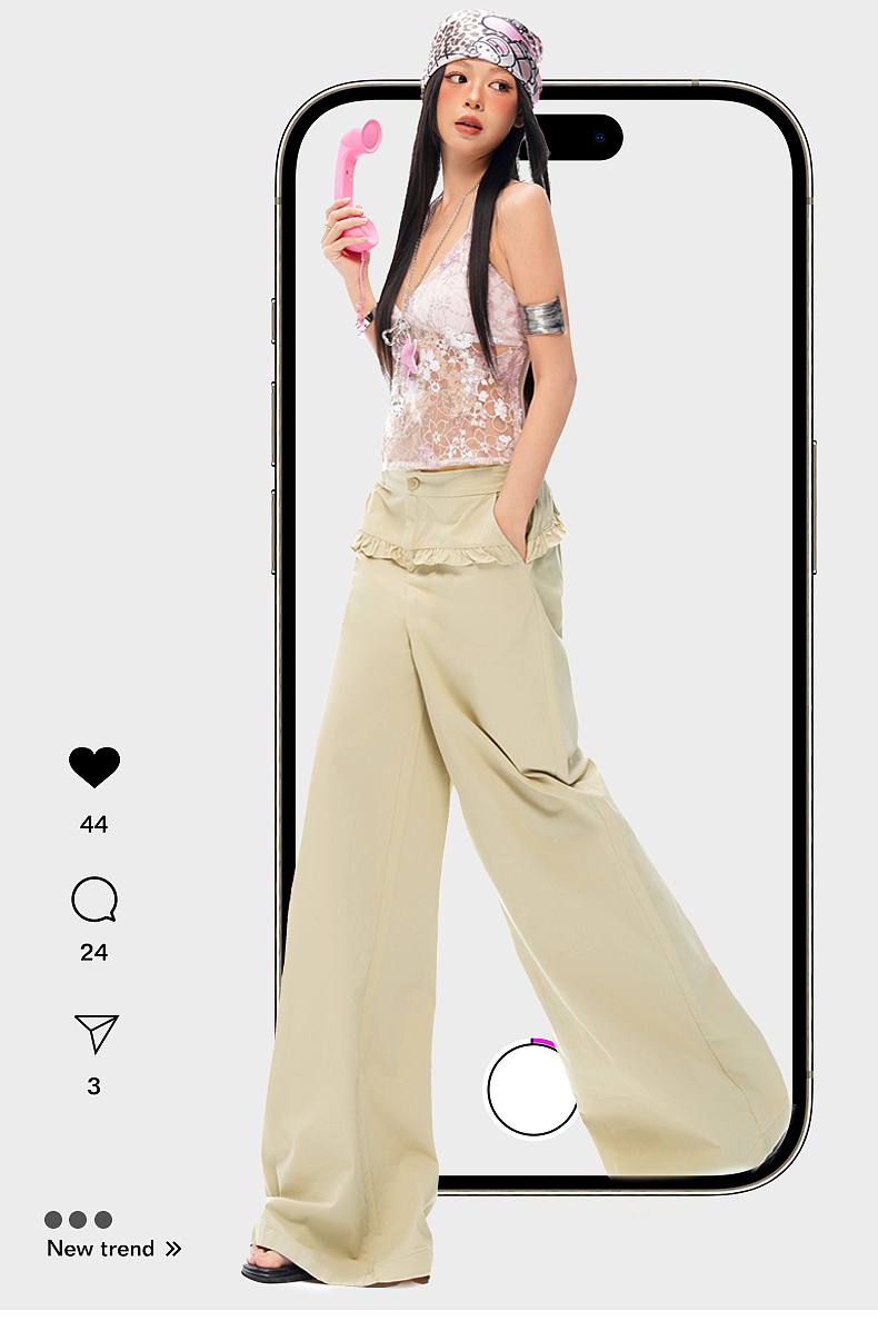 美式辣妹美式街头风复古喇叭裤详情排版海报模特拼图（图ZNDA2MTY1NzE2） - 电商 - 站酷设计师特务L原创素材 - 站酷ZCOOL