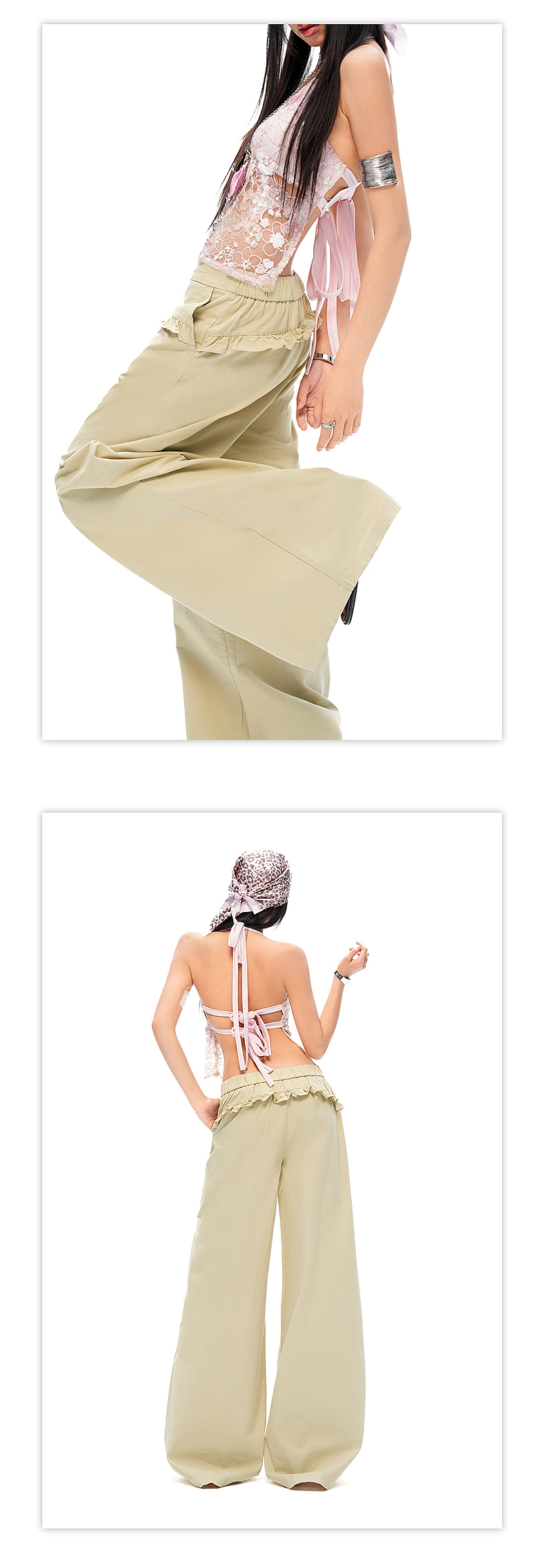 美式辣妹美式街头风复古喇叭裤详情排版海报模特拼图（图ZNDA2MTY1NzM2） - 电商 - 站酷设计师特务L原创素材 - 站酷ZCOOL