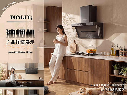 厨房用品系列|油烟机产品效果展示