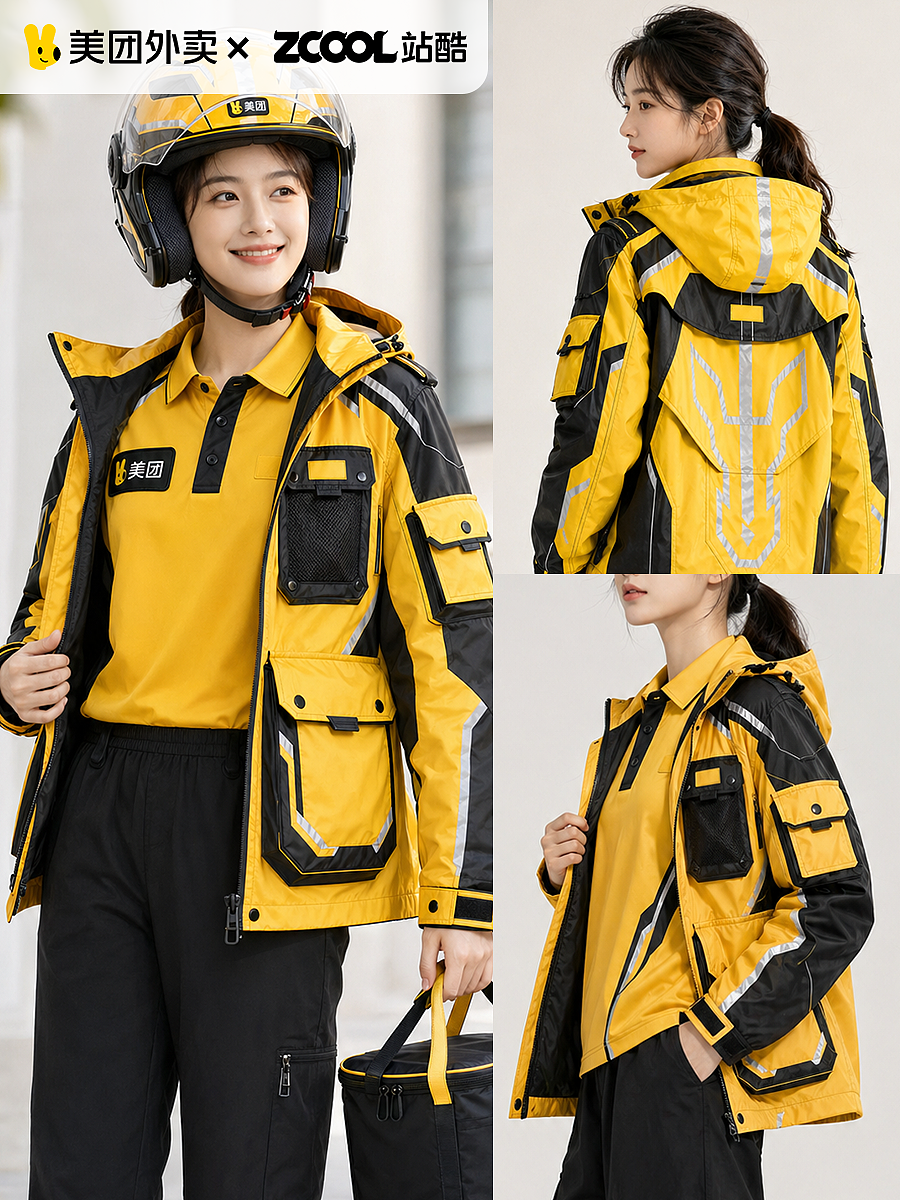 美团黄衣设计（乐趣光行者）（图ZNDA2MTc4ODg0） - 其他服装 - 站酷设计师冷水煮小野猪原创素材 - 站酷ZCOOL