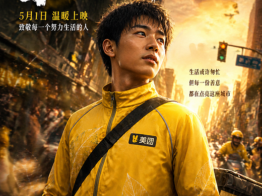 风雨无阻使命必达-美团衣服