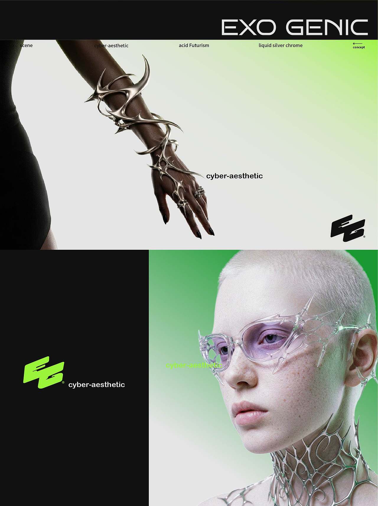 品牌设计|y3k未来主义美学穿戴EXO Genic（图ZNDA2MTgxMzY0） - AI作品 - 站酷设计师一只鼠鼠原创素材 - 站酷ZCOOL