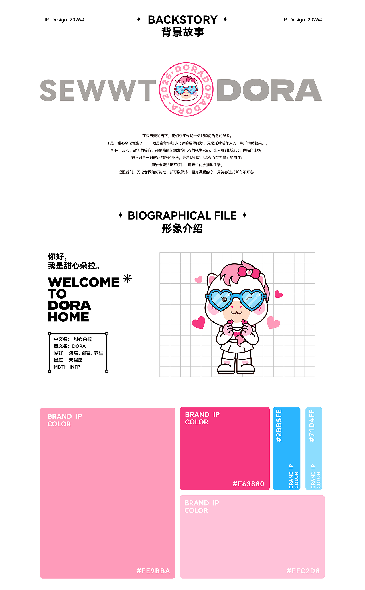 治愈系 IP 形象设计｜甜心朵拉DORA（图ZNDA2MTgzNzQ0） - IP形象 - 站酷设计师ketty仪原创素材 - 站酷ZCOOL