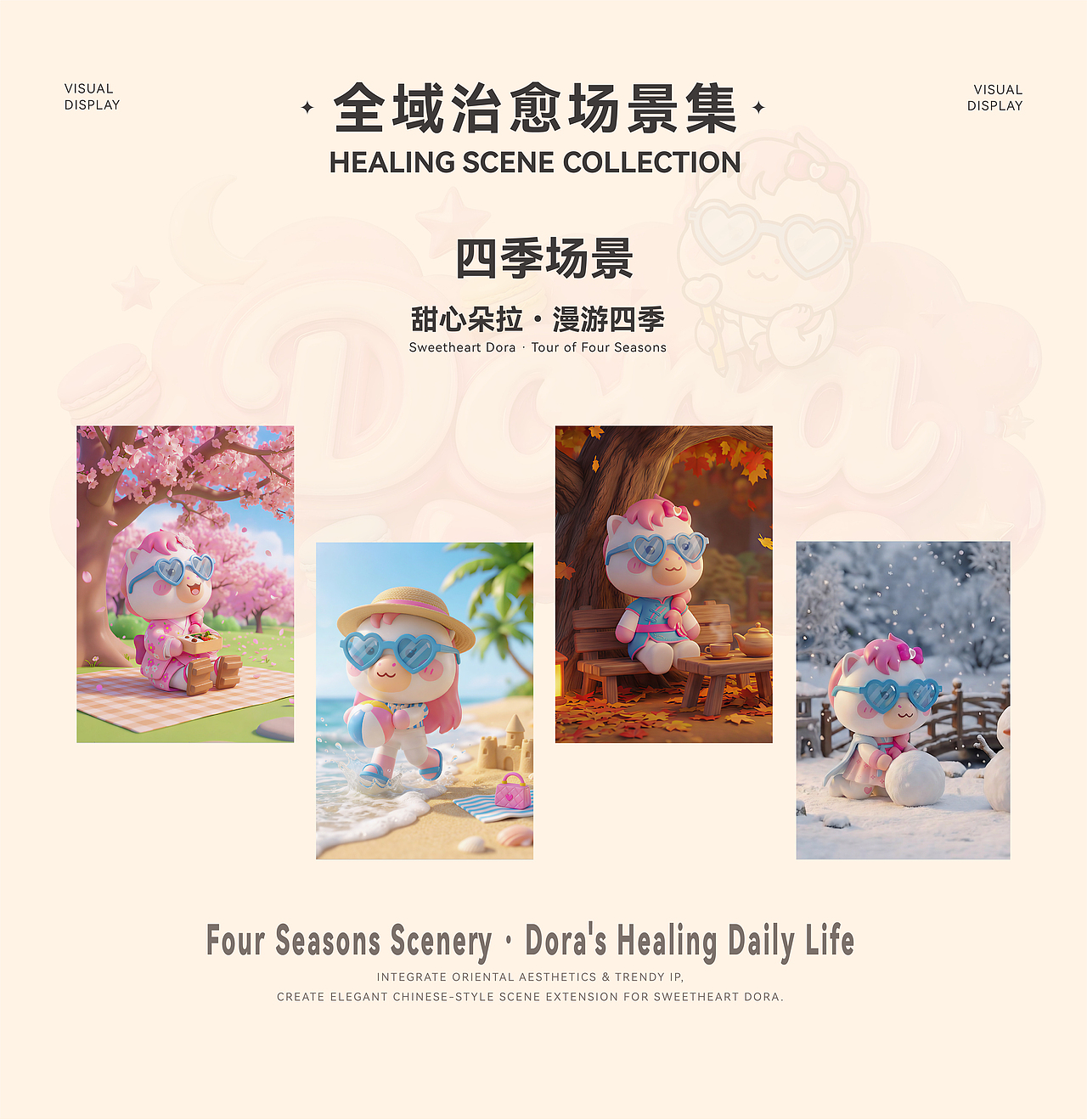 治愈系 IP 形象设计｜甜心朵拉DORA（图ZNDA2MTg0MjI0） - IP形象 - 站酷设计师ketty仪原创素材 - 站酷ZCOOL