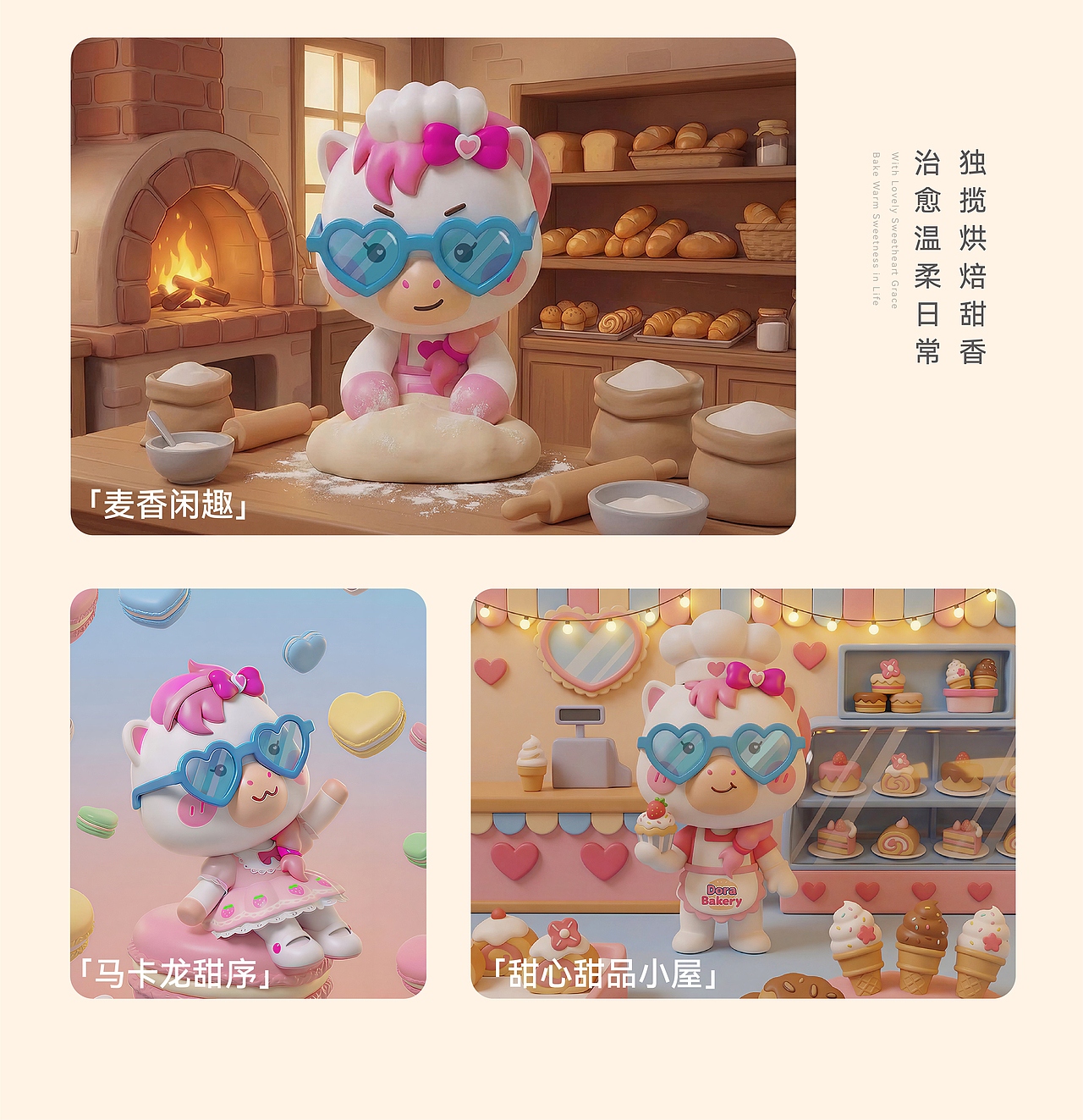 治愈系 IP 形象设计｜甜心朵拉DORA（图ZNDA2MTg0MjY0） - IP形象 - 站酷设计师ketty仪原创素材 - 站酷ZCOOL