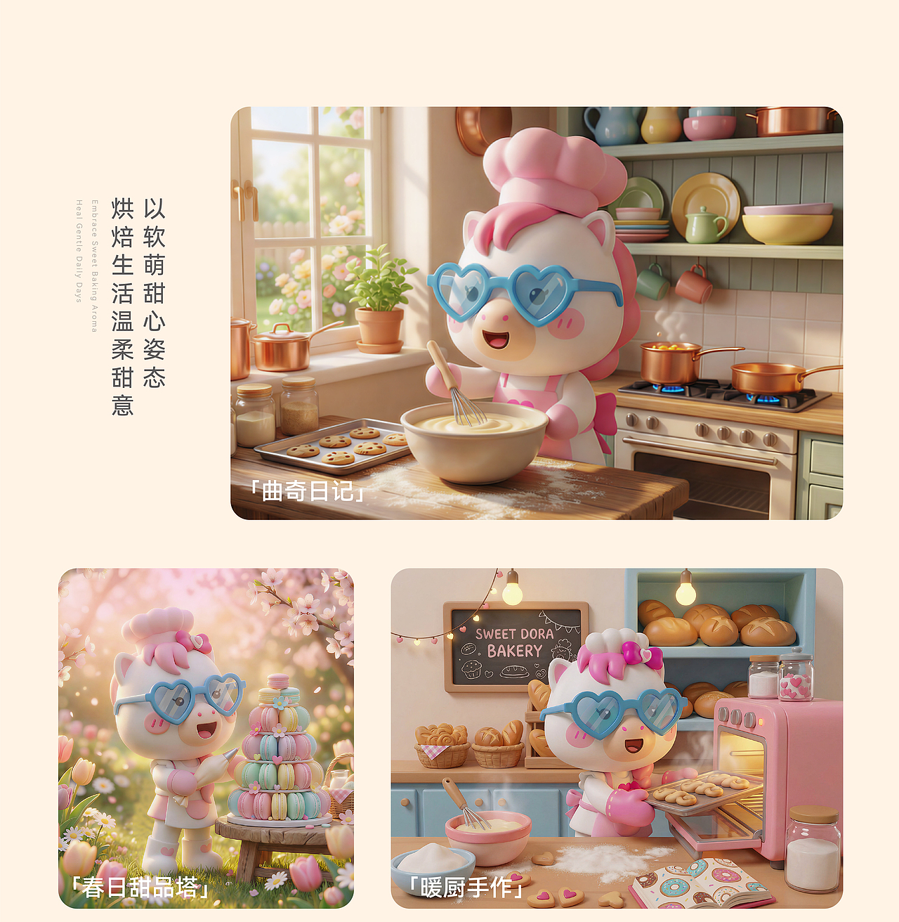 治愈系 IP 形象设计｜甜心朵拉DORA（图ZNDA2MTg0MjYw） - IP形象 - 站酷设计师ketty仪原创素材 - 站酷ZCOOL
