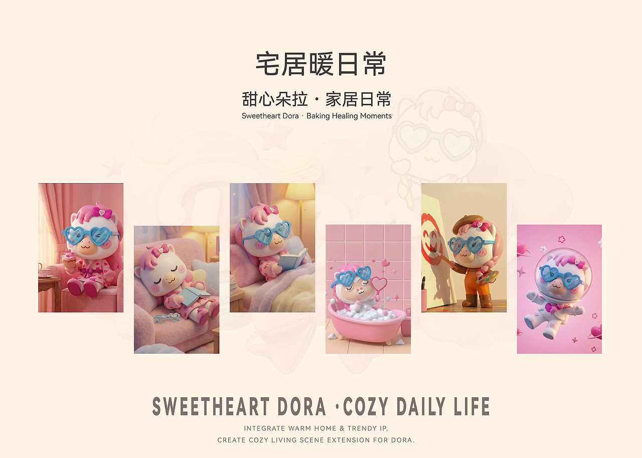 治愈系 IP 形象设计｜甜心朵拉DORA（图ZNDA2MTg0MjEy） - IP形象 - 站酷设计师ketty仪原创素材 - 站酷ZCOOL
