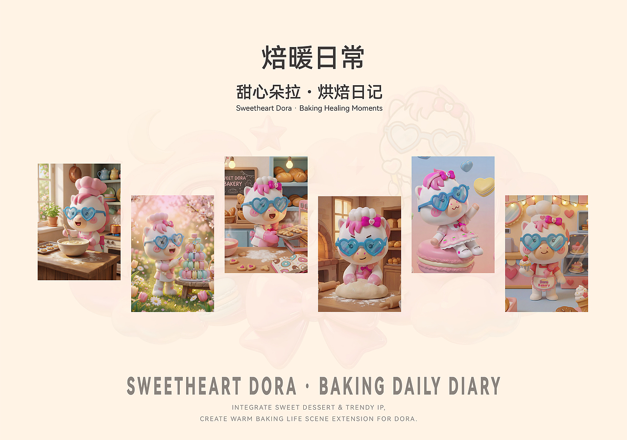治愈系 IP 形象设计｜甜心朵拉DORA（图ZNDA2MTg0MjU2） - IP形象 - 站酷设计师ketty仪原创素材 - 站酷ZCOOL