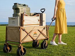 Ai出圖戶外露營車營地拉車+詳情頁