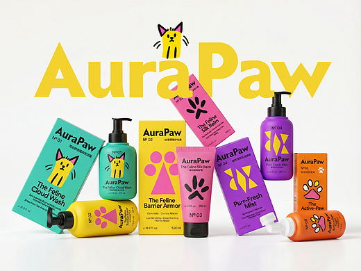 AuraPaw I 猫咪洗护品牌全案设计