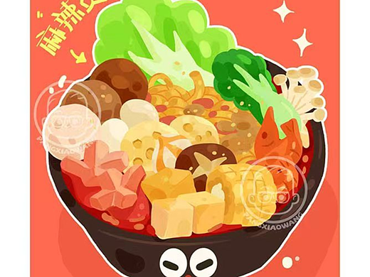 美食插画小合集