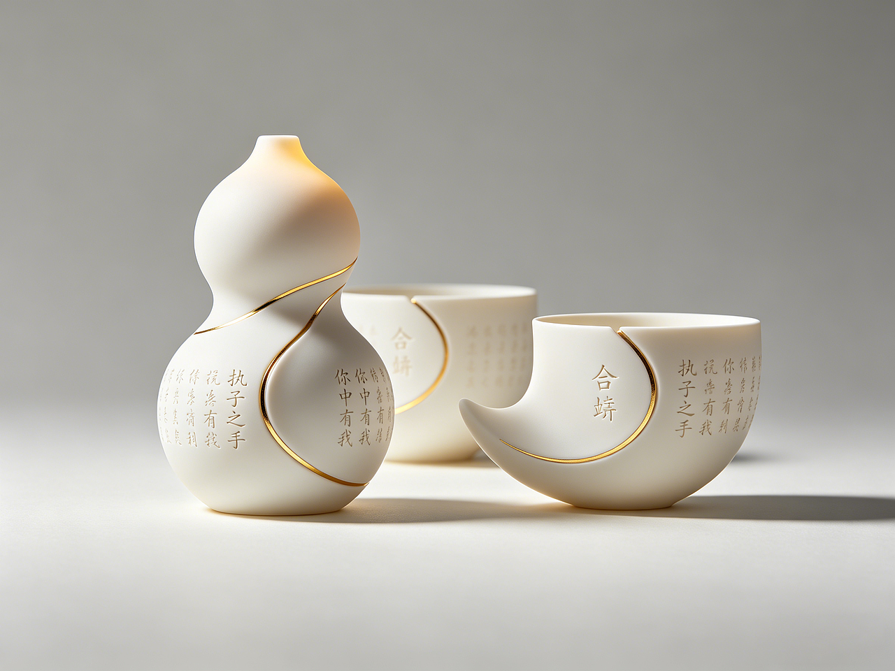 「合卺」葫芦情物礼物2（图ZNDA2MjAyNDY0） - 生活用品 - 站酷设计师nbawxs原创素材 - 站酷ZCOOL