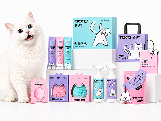 TRICKS OUT/猫腻全开/趣味宠物品牌设计