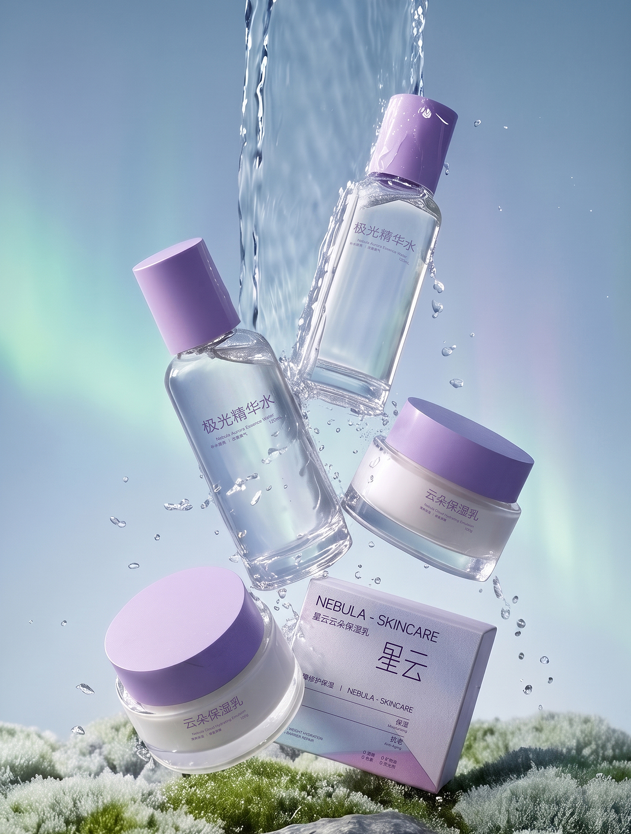 星云护肤 | 包装设计（图ZNDA2MjA0OTg0） - 包装 - 站酷设计师与yuhong原创素材 - 站酷ZCOOL