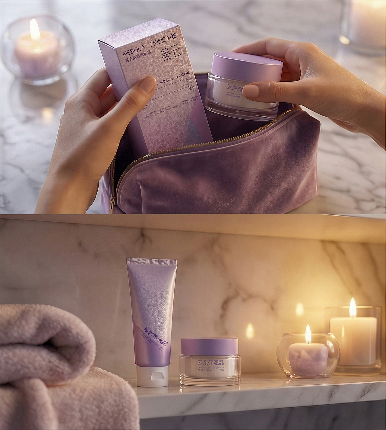 星云护肤 | 包装设计（图ZNDA2MjA1MTY0） - 包装 - 站酷设计师与yuhong原创素材 - 站酷ZCOOL