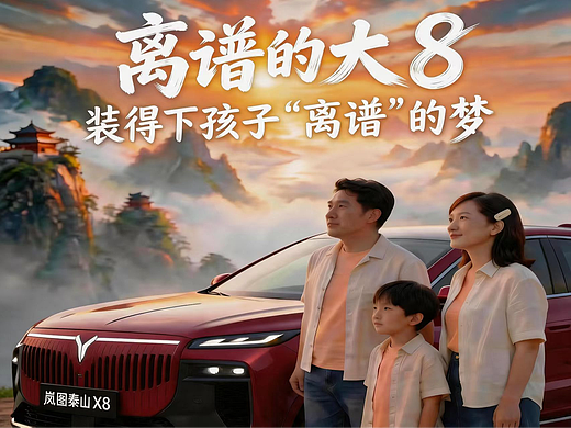 离谱的大8，装得下孩子“离谱”的梦