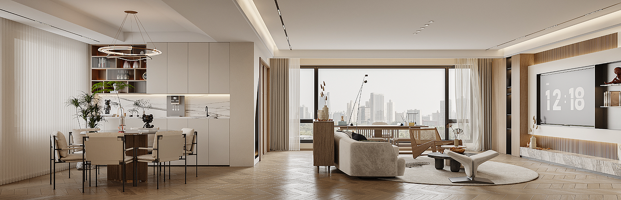 宋氏美学客餐厅效果图表现（图ZNDA2MjE1OTky） - 家装设计 - 站酷设计师王彤ing原创素材 - 站酷ZCOOL