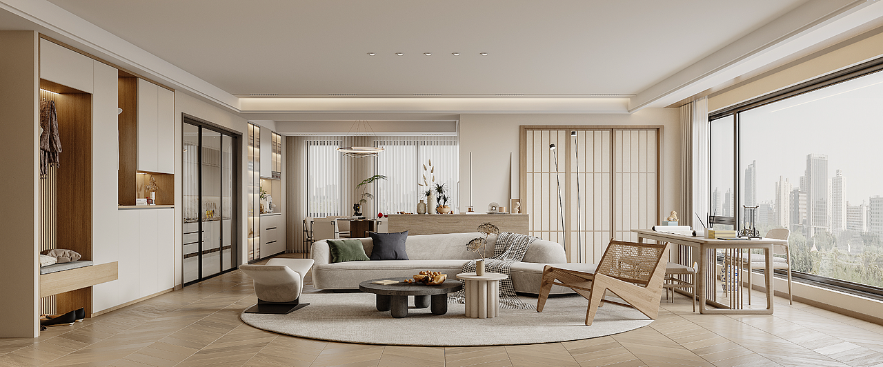 宋氏美学客餐厅效果图表现（图ZNDA2MjE1OTg0） - 家装设计 - 站酷设计师王彤ing原创素材 - 站酷ZCOOL