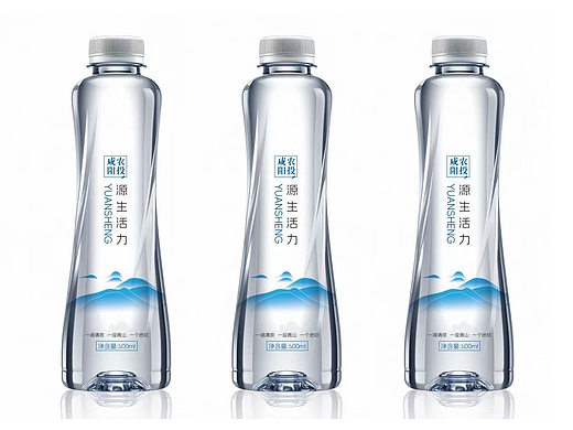 咸阳农投子午河矿泉水包装设计中端线