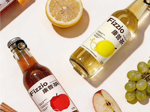 包装设计 | Fizzio 康普茶气泡茶包装