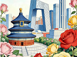 北京、西安、南京、杭州城市版畫風