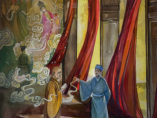 聊斋志异•系列插画（合集版）（个人主页-ZNzM1MzA5ODA=） - 商业插画 - 站酷设计师金莺儿原创素材 - 站酷ZCOOL