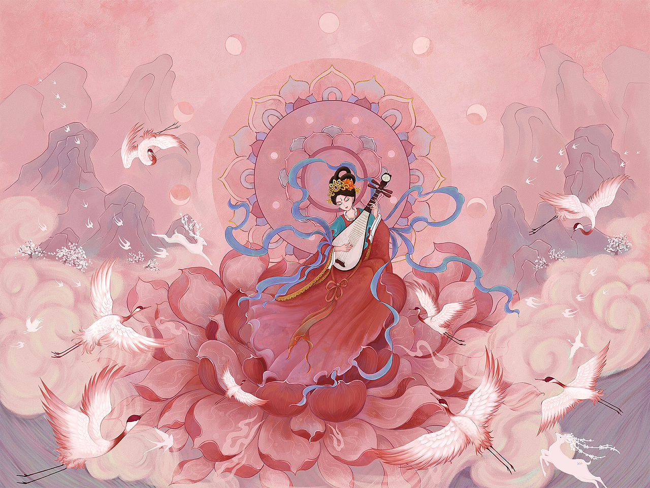 溪月｜国风作品合集（图ZNDA2MjM2NzIw） - 创作习作 - 站酷设计师溪月_xy原创素材 - 站酷ZCOOL