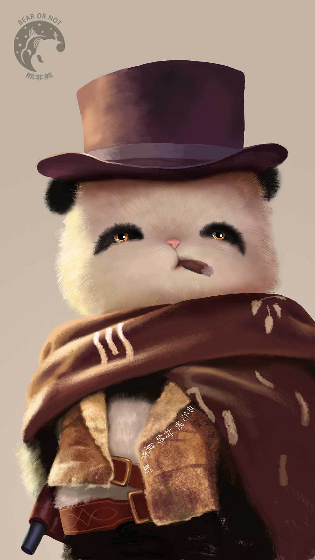 假如经典影视主角是熊猫（图ZNDA2MjM2ODMy） - 艺术插画 - 站酷设计师熊非熊原创素材 - 站酷ZCOOL