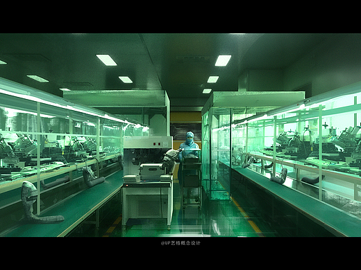 不同环境下的现代工作场景-UP艺格 影视概念设计班