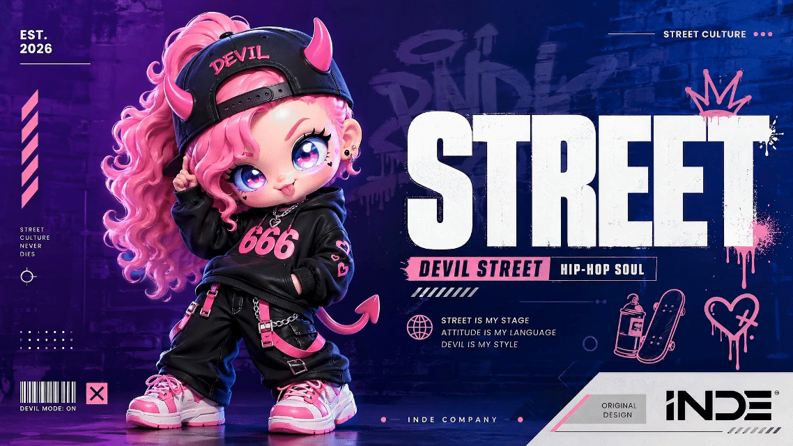 不被定义者的共鸣-IP小恶魔（图ZNDA2MjM4NTY0） - 人物/生物 - 站酷设计师AI图图原创素材 - 站酷ZCOOL