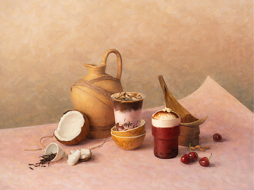 东边植造｜春季🍃油画感主题·饮品静物美学