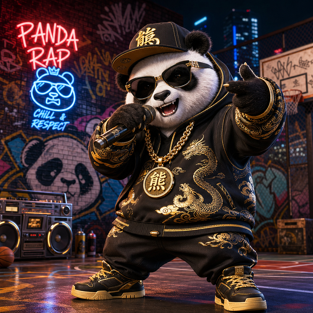 熊猫PANDA RAP(图ZNDA2MjQ3Nzg0) - 人物/生物 - 站酷设计师xixihaha13原创素材 - 站酷ZCOOL