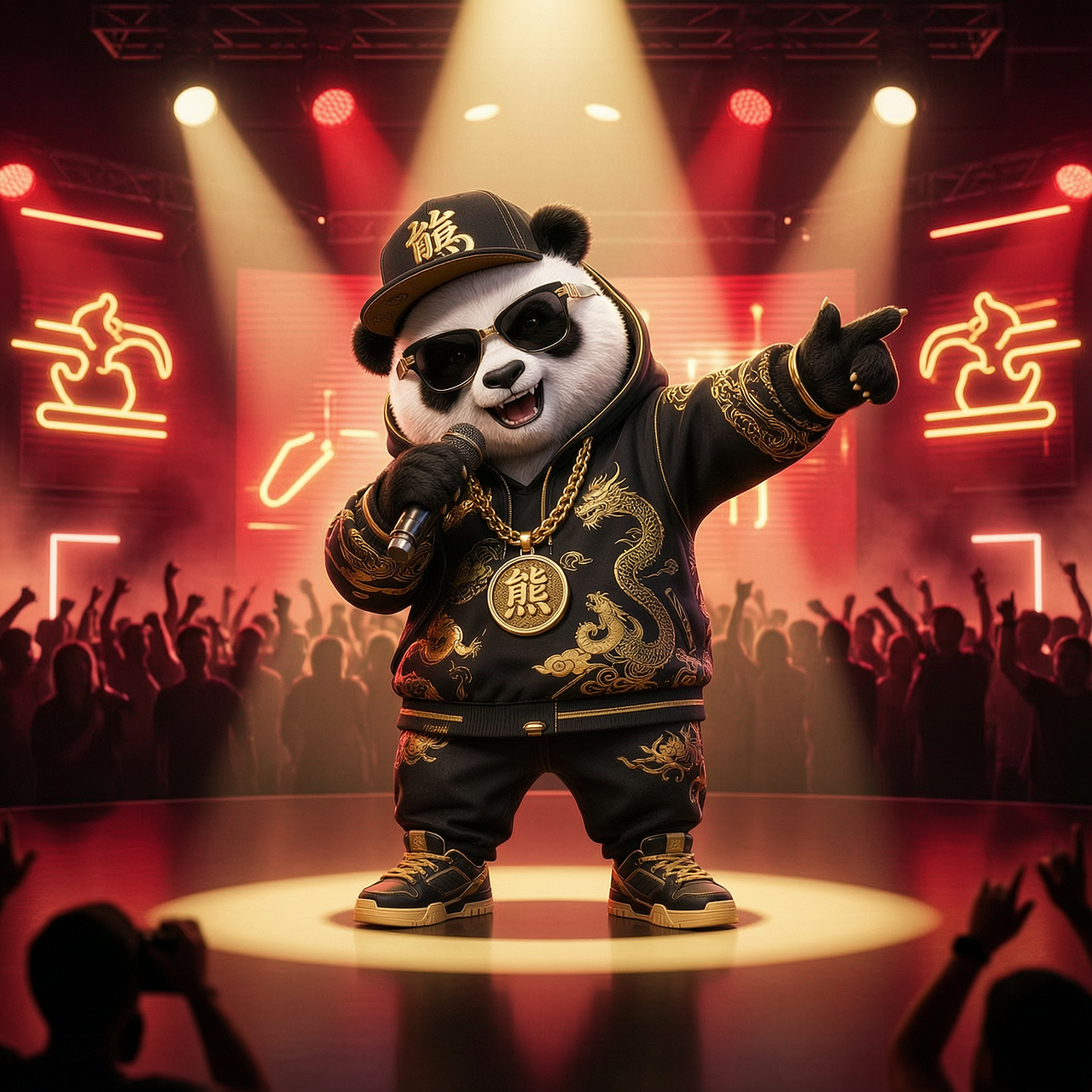 熊猫PANDA RAP(图ZNDA2MjQ3Nzk2) - 人物/生物 - 站酷设计师xixihaha13原创素材 - 站酷ZCOOL