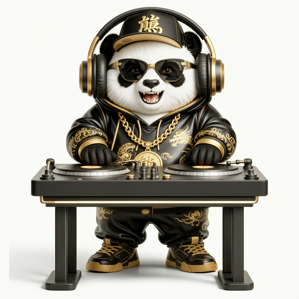 熊猫PANDA RAP(图ZNDA2MjQ3ODE2) - 人物/生物 - 站酷设计师xixihaha13原创素材 - 站酷ZCOOL