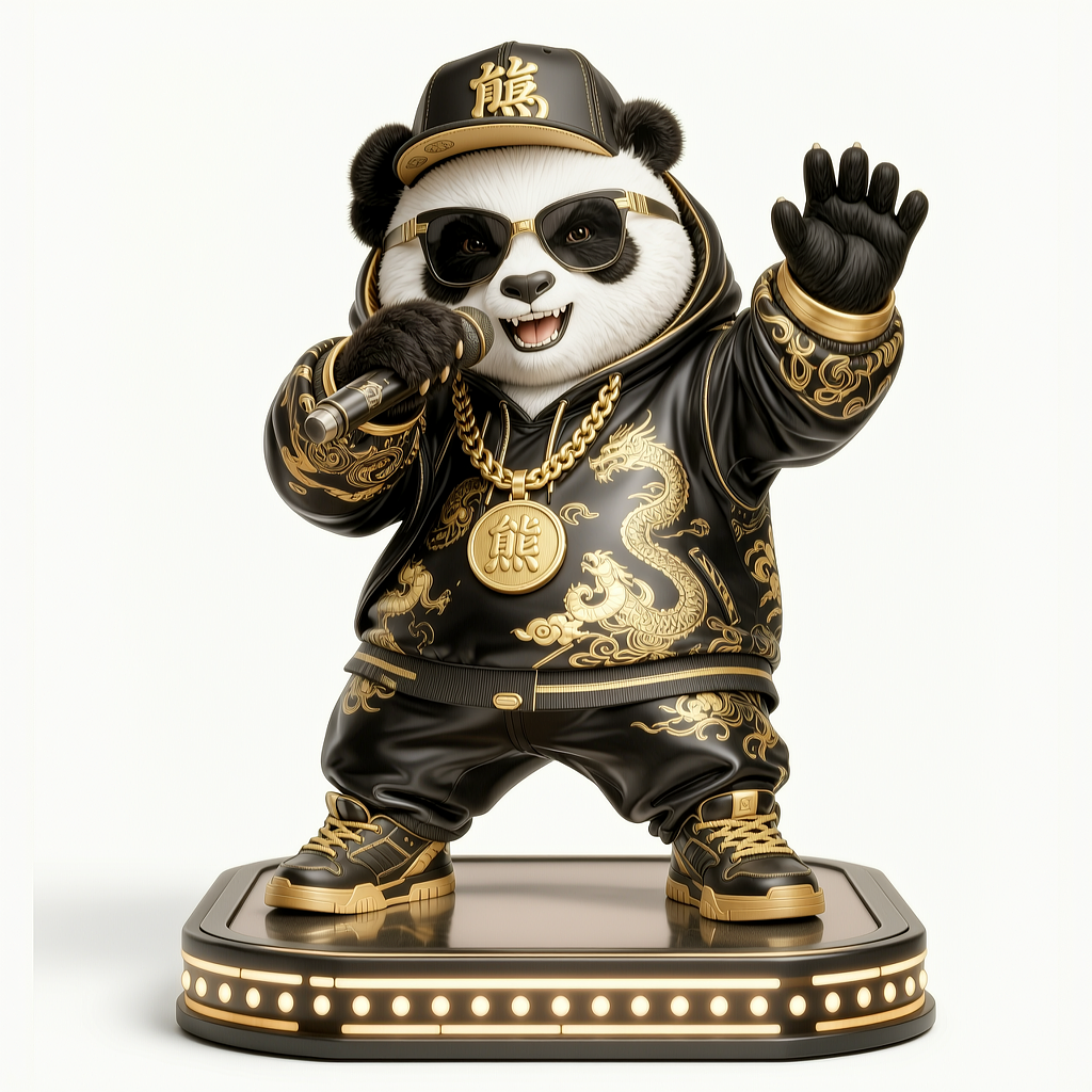 熊猫PANDA RAP(图ZNDA2MjQ3ODMy) - 人物/生物 - 站酷设计师xixihaha13原创素材 - 站酷ZCOOL