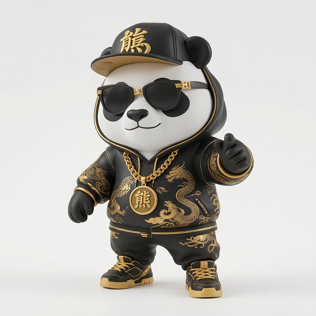 熊猫PANDA RAP(图ZNDA2MjQ3ODM2) - 人物/生物 - 站酷设计师xixihaha13原创素材 - 站酷ZCOOL
