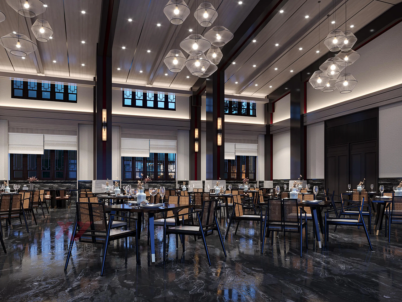 中式度假酒店|质朴的中式美学（图ZNDA2MjQ5NzMy） - 建筑设计 - 站酷设计师夏晗design原创素材 - 站酷ZCOOL