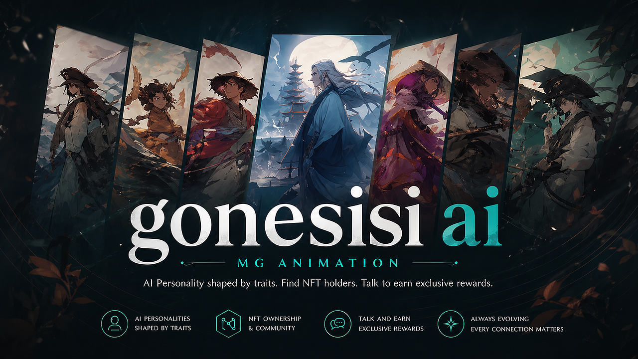 MG动画 I Gonesisi AI产品宣传动画（图ZNDA2MjU3NzY4） - Motion Graphic - 站酷设计师江舟工作室原创素材 - 站酷ZCOOL