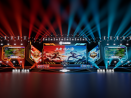 电竞舞美设计/舞台设计/舞美善伟—王者•逐山海