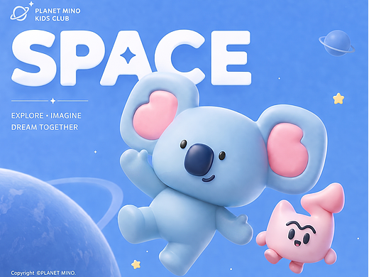 IP形象设计 | SPACEapp |可拉&乐喵的宇宙冒险之旅