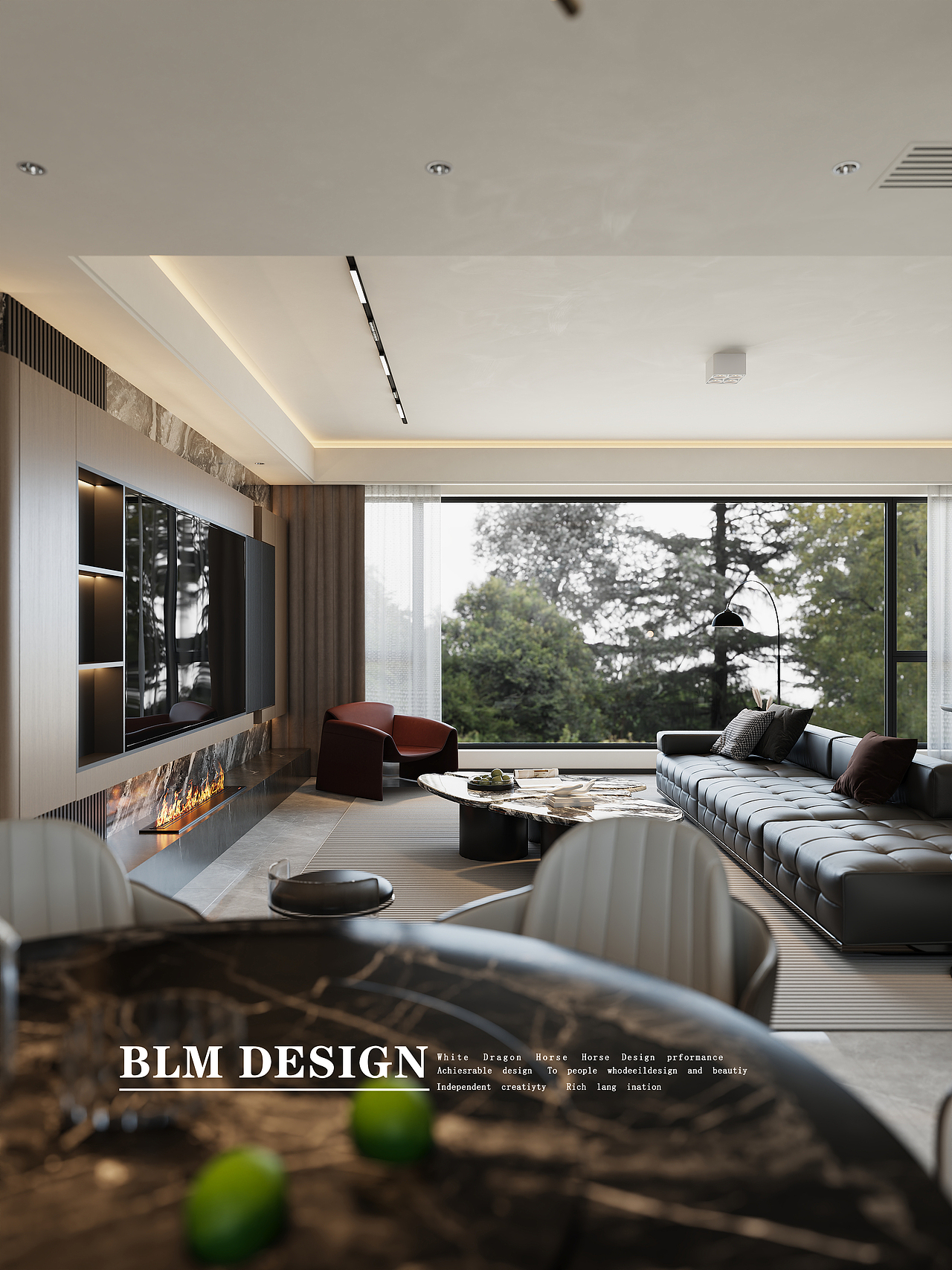 意式-白龙马效果图（图ZNDA2MjcwODEy） - 家装设计 - 站酷设计师小鱼吐泡泡泡泡泡原创素材 - 站酷ZCOOL