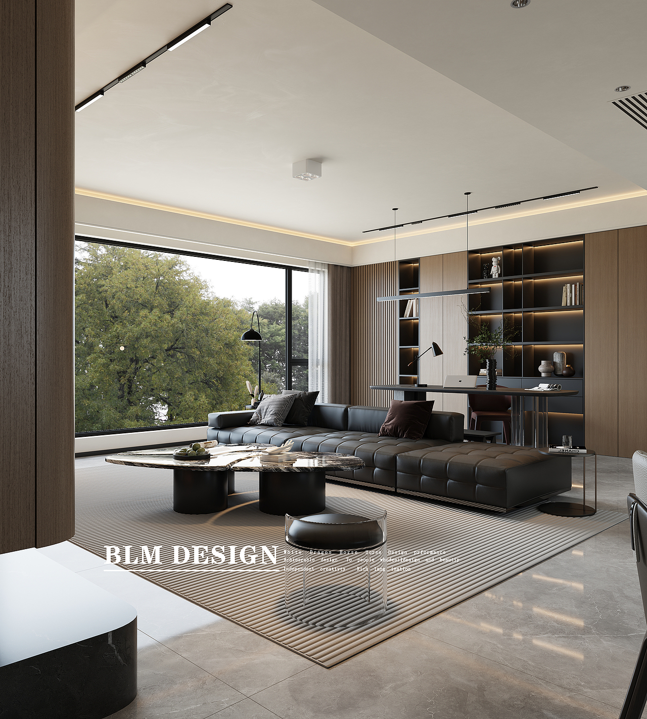 意式-白龙马效果图（图ZNDA2MjcwODA4） - 家装设计 - 站酷设计师小鱼吐泡泡泡泡泡原创素材 - 站酷ZCOOL